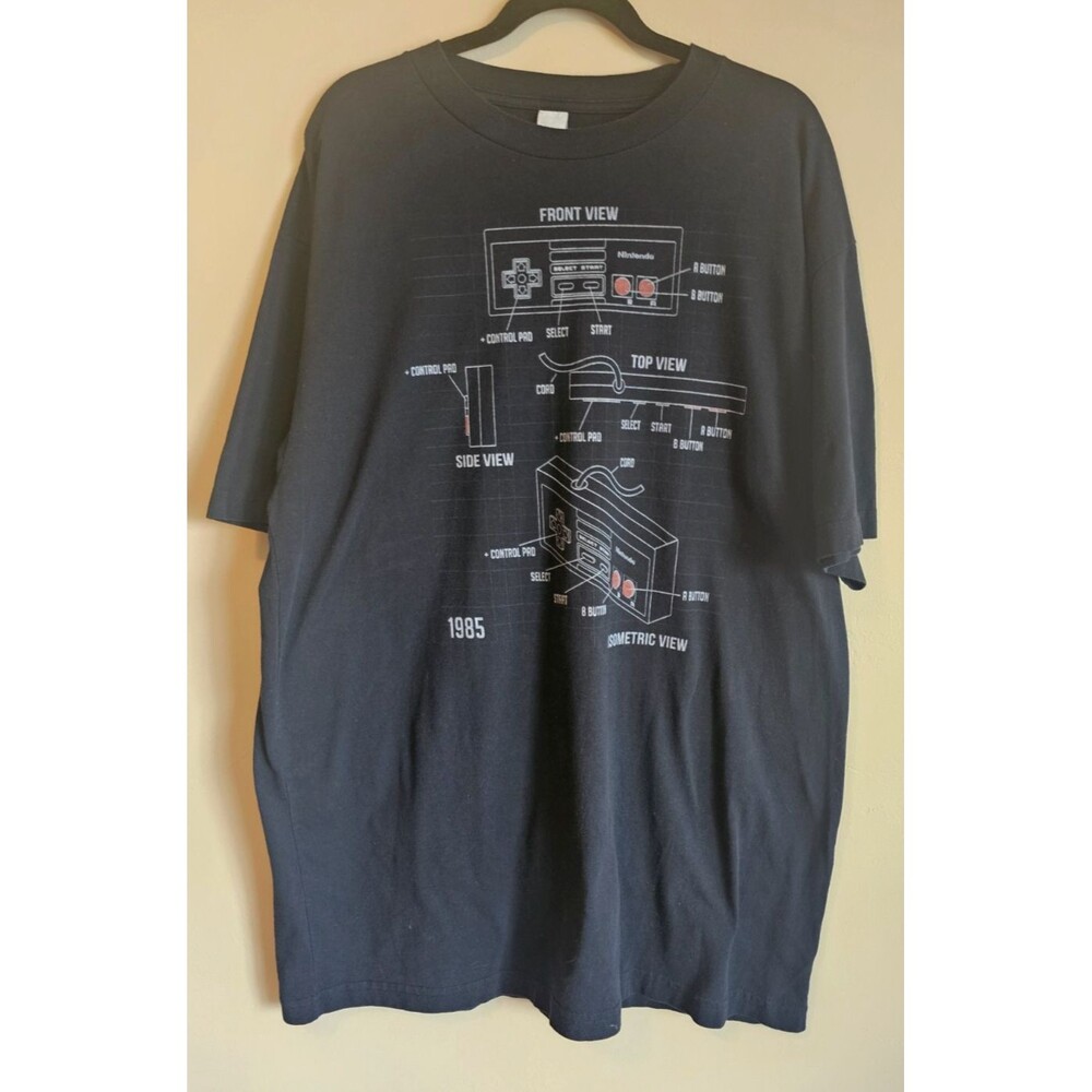 Nintendo Entertainment System 1985 Short Sleeve T Shirt Size unknown-XL